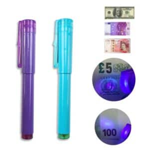 Rotulador Detector De Billetes Falsos Dual Por Led Uv Y Tinta Yodada